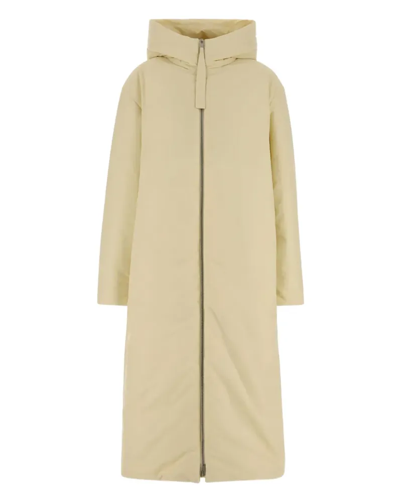 Jil Sander Mantel mit Kapuze - Nude Nude