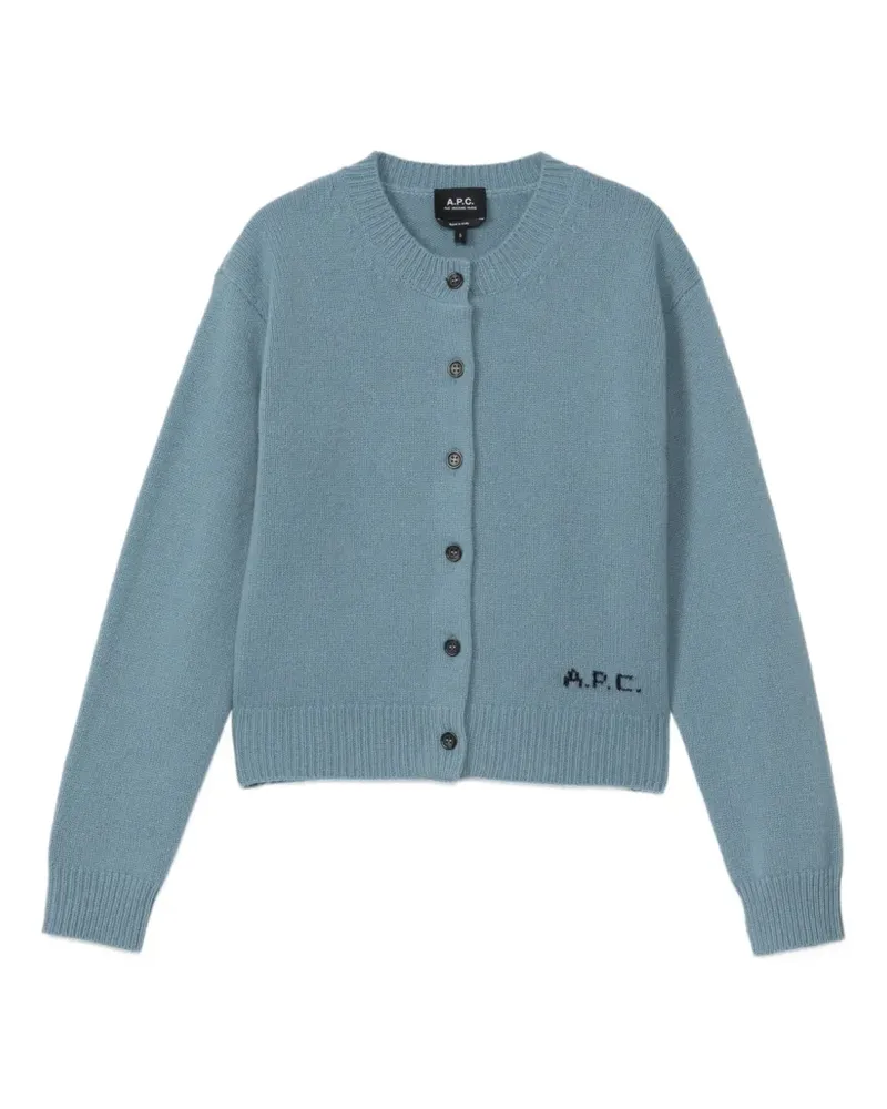 A.P.C. Lila cardigan - Blau Blau