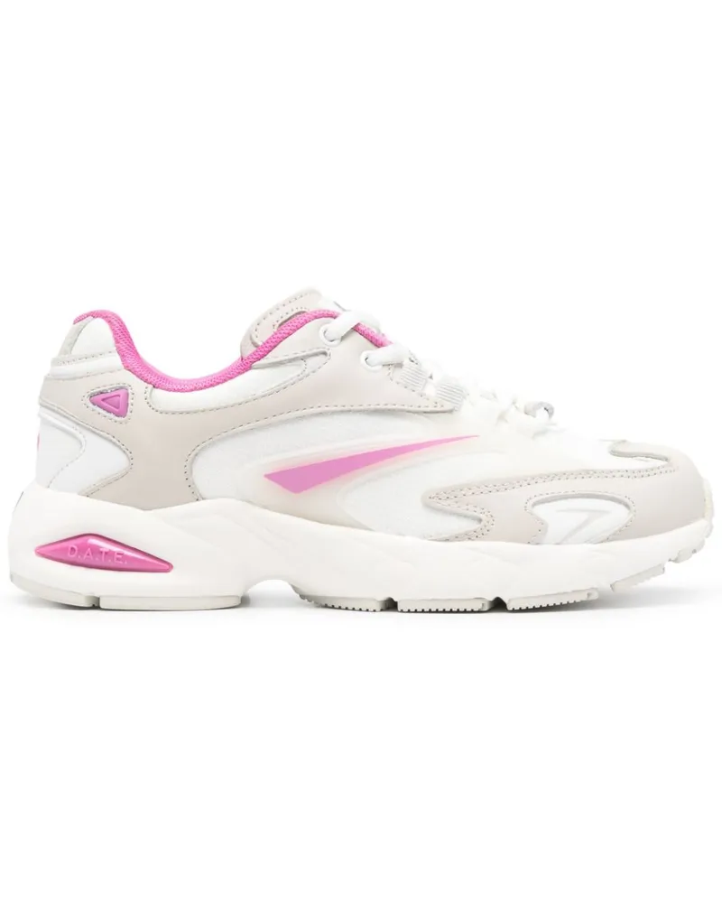 D.A.T.E. SN23 Sneakers mit Einsätzen - Weiß Weiß