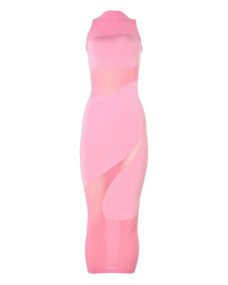 Wolford Midikleid mit Einsätzen - Rosa Rosa