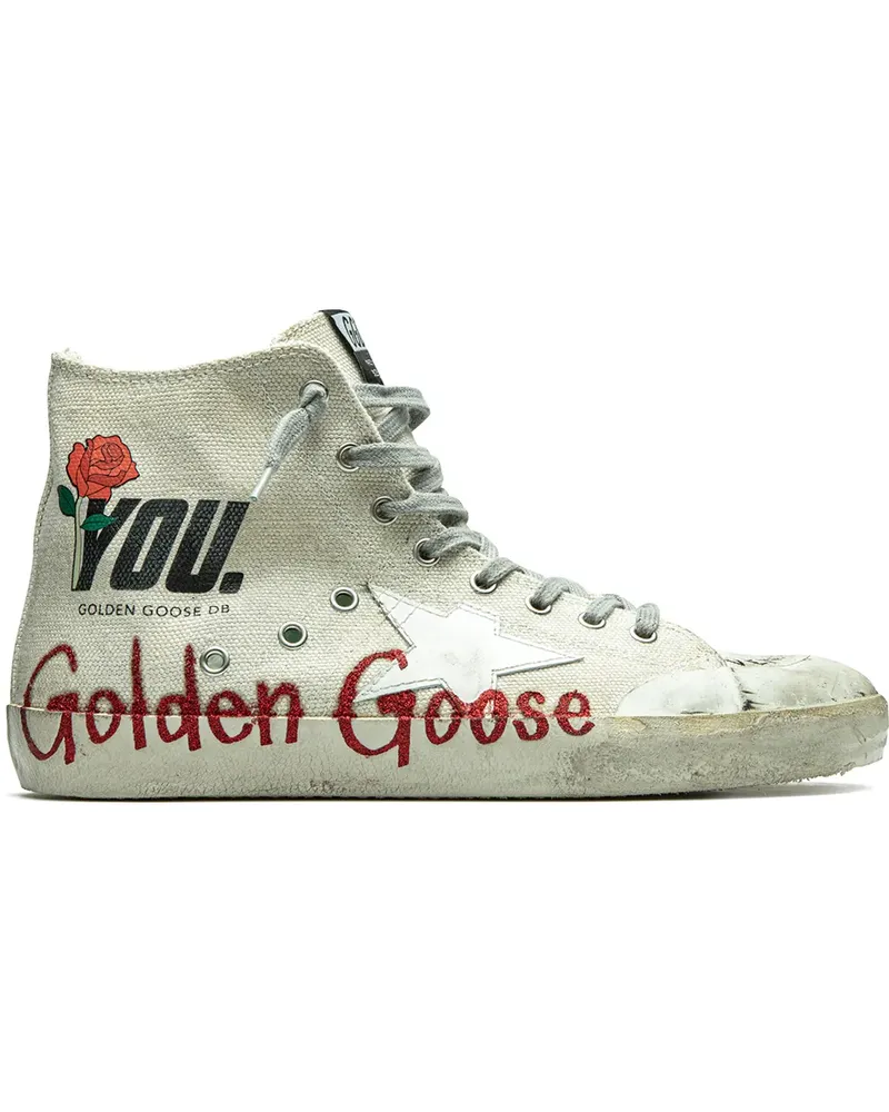Golden Goose Francy' High-Top-Sneakers - Nude Nude