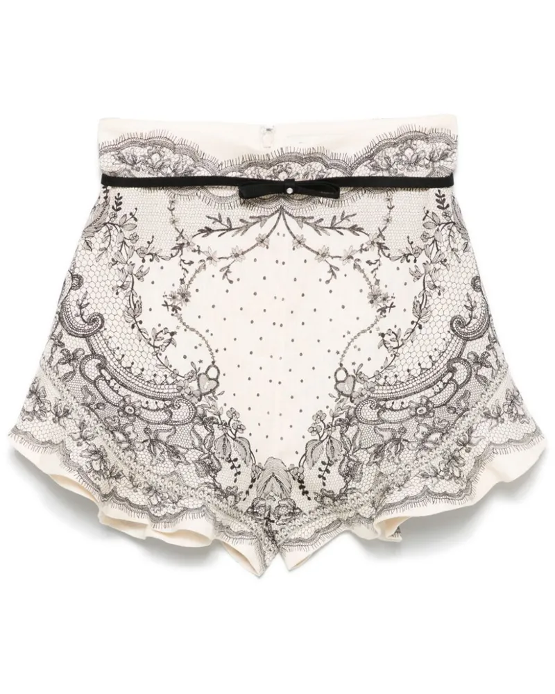 Zimmermann Crush Shorts - Nude Nude
