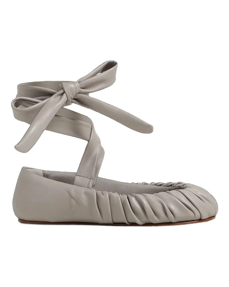 YUME YUME Geraffte Ballerinas - Grau Grau