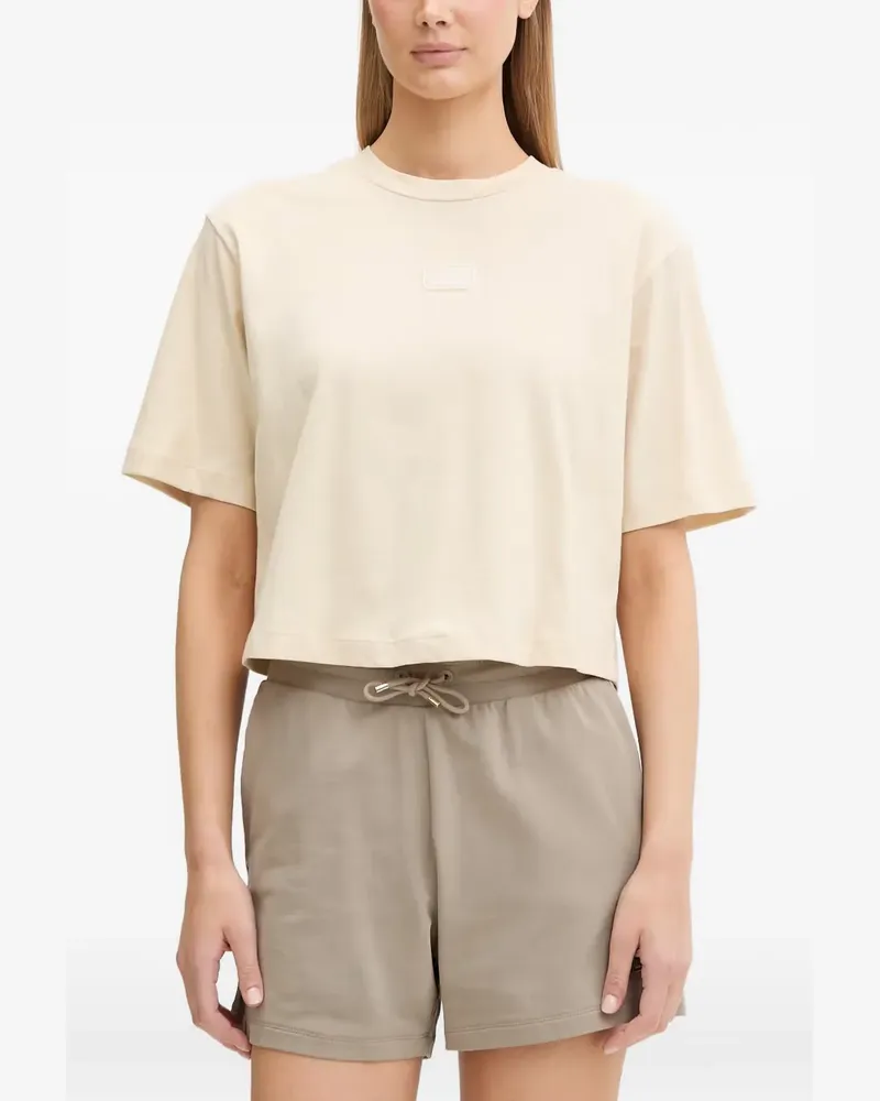EA7 logo-patch T-shirt - Nude Nude