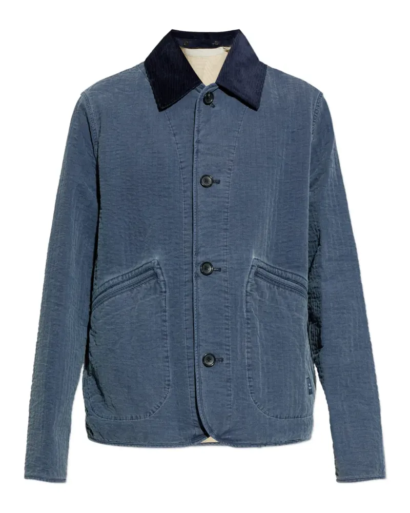 Paul Smith Jacke mit Cordkragen - Blau Blau