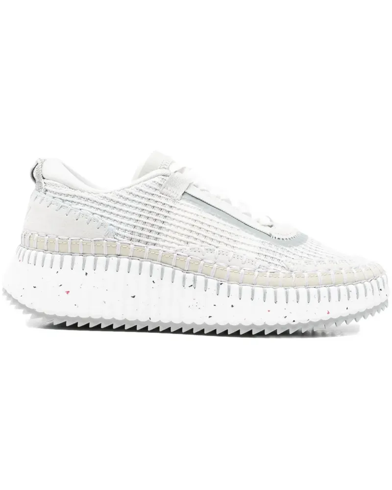 Chloé Nama Sneakers mit Schnürung - Grau Grau