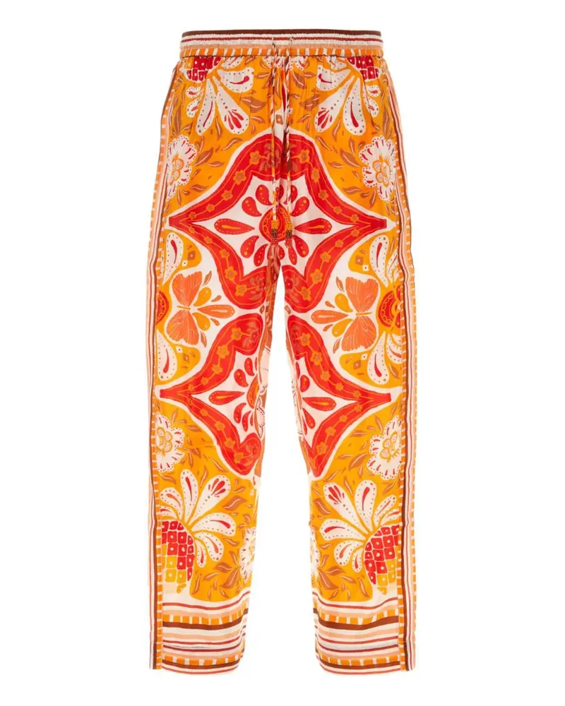 FARM Rio Wonderful Scarf Hose mit Paisley-Print - Orange Orange