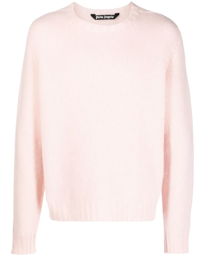 Palm Angels Pullover mit Bogen-Logo - Rosa Rosa