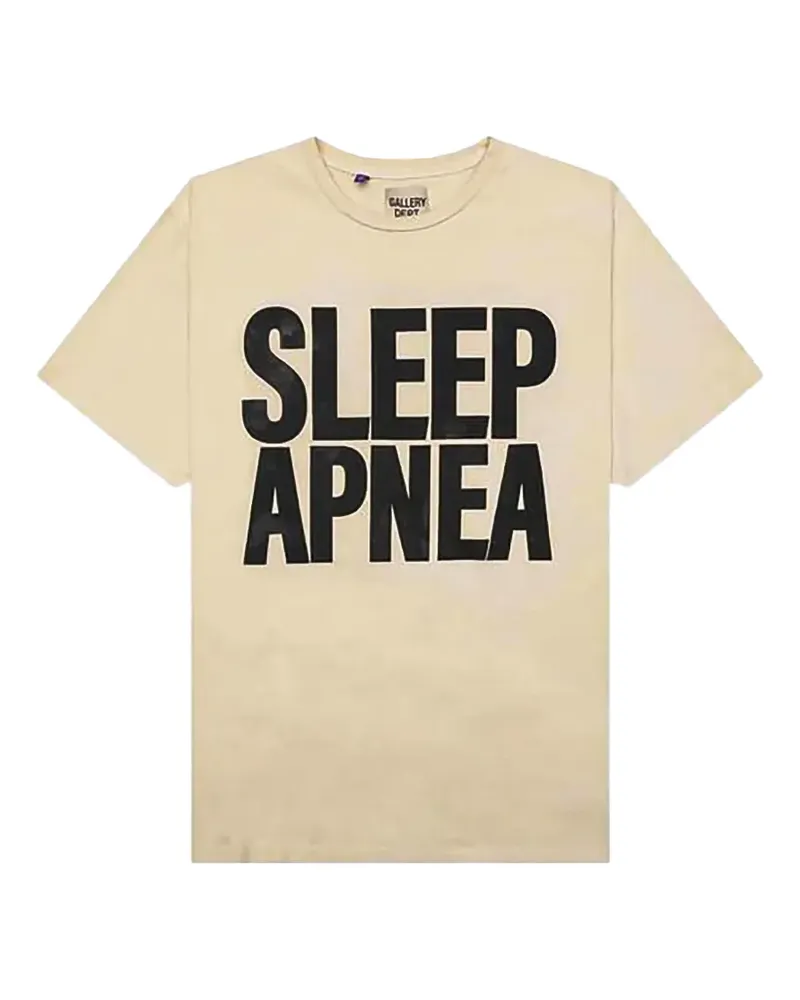 GALLERY DEPT. Sleep Apnea logo-print T-shirt - Nude Nude