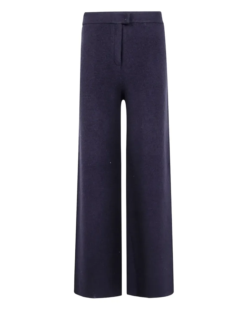 Blumarine Weite Hose mit Stretchbund - Blau Blau