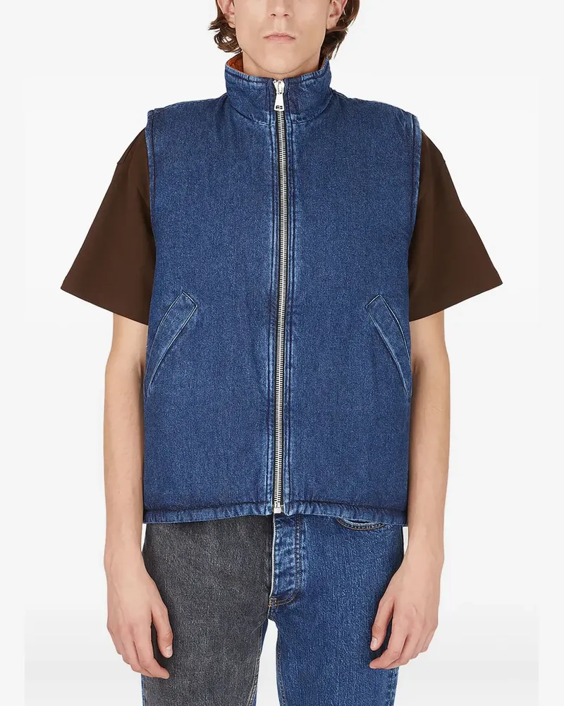 (di)vision Weste aus Denim - Blau Blau