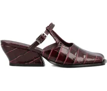 Onda Mules mit T-Riemen 45mm - Rot