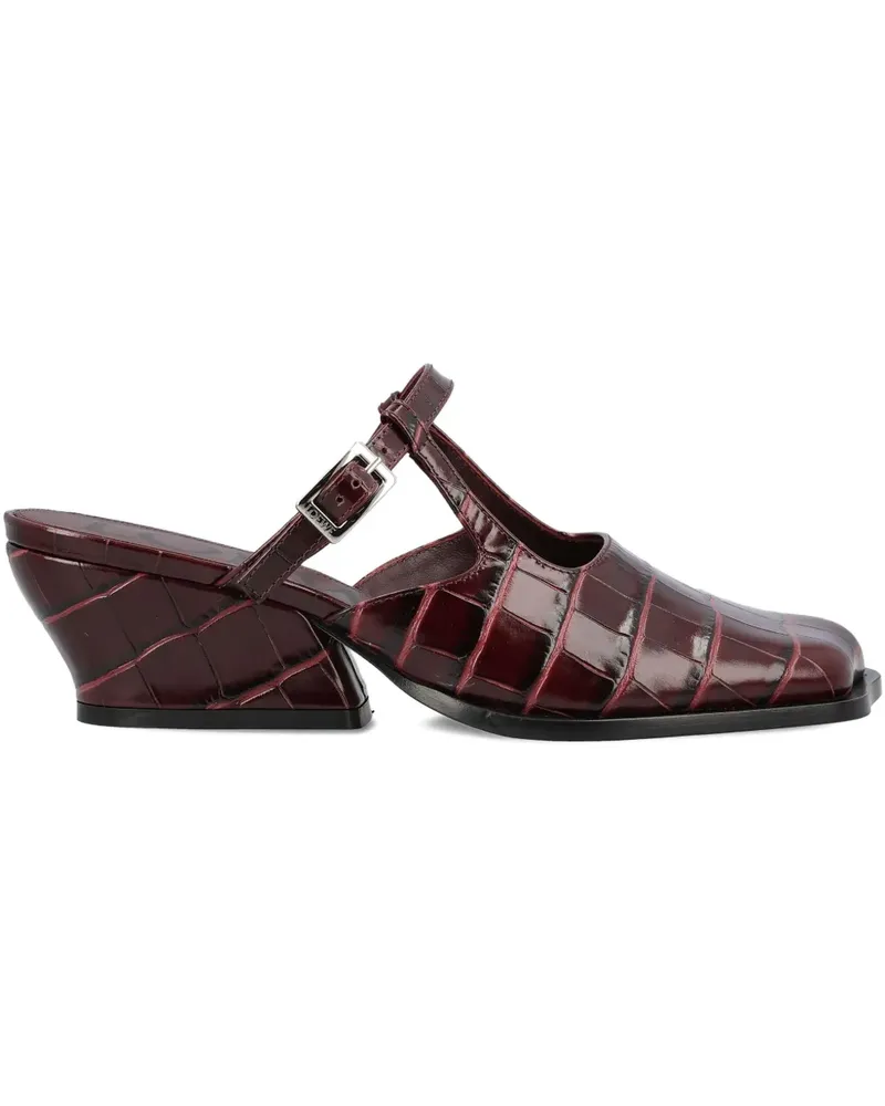 Loewe Onda Mules mit T-Riemen 45mm - Rot Rot