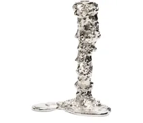 Großer Drip Kerzenhalter - Silber