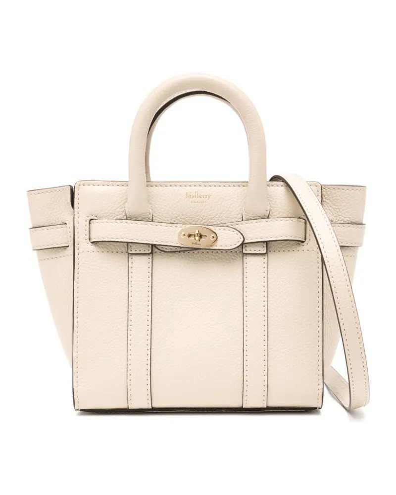 Mulberry Micro Zipped Bayswater Tasche - Nude Nude
