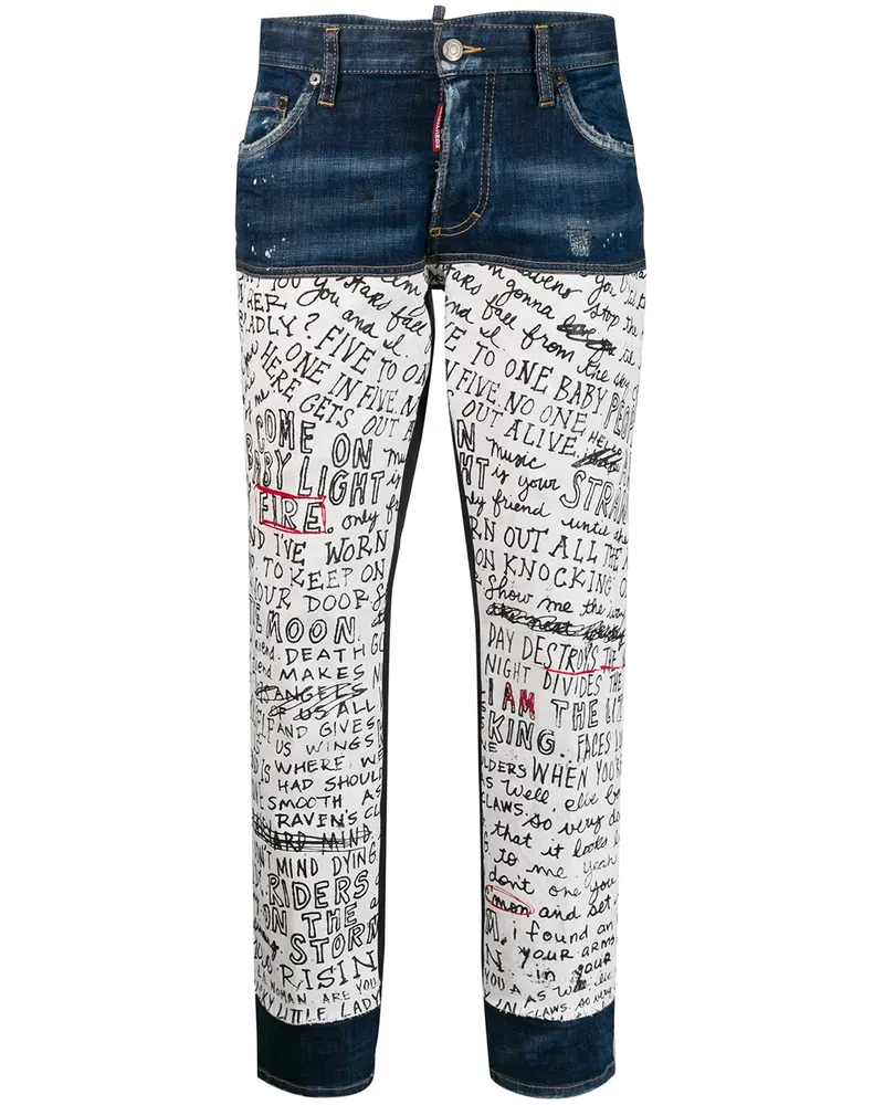 Dsquared2 Jeans mit Print - Blau Blau