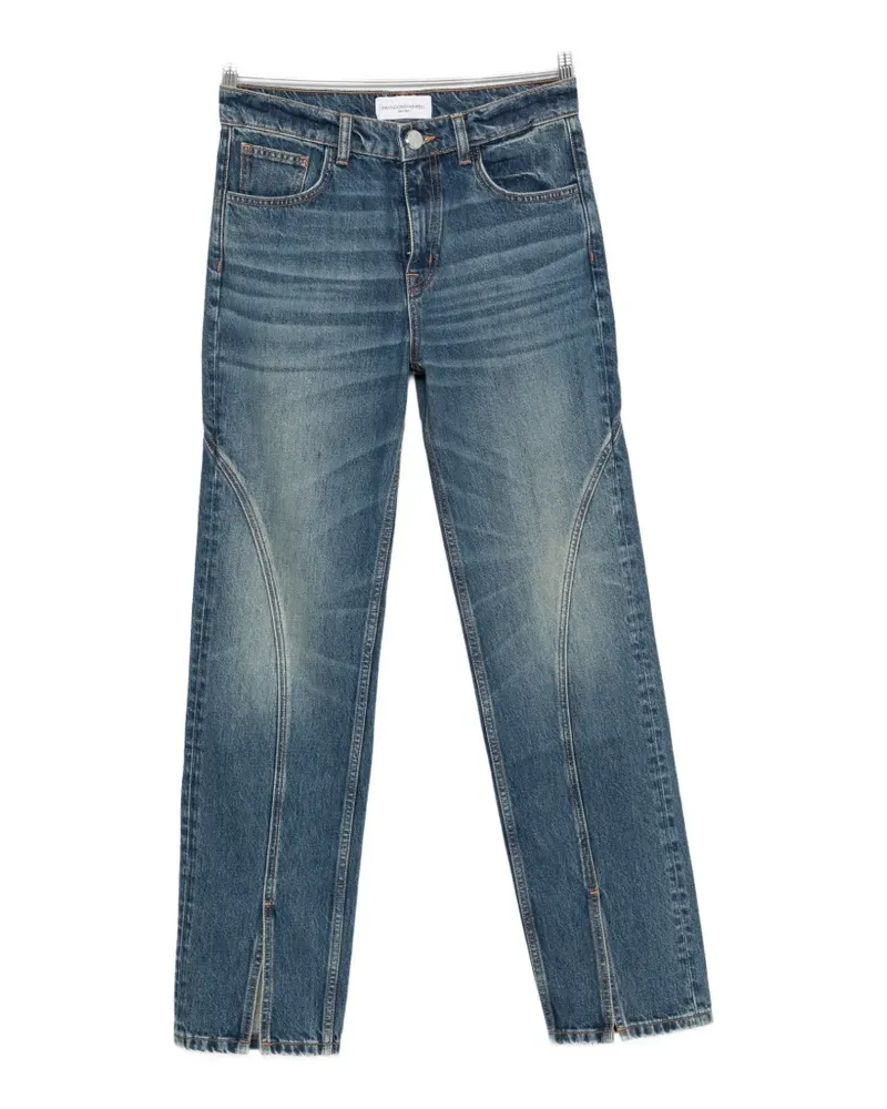 Brandon Maxwell Campbell spiral-seam jeans - Blau Blau