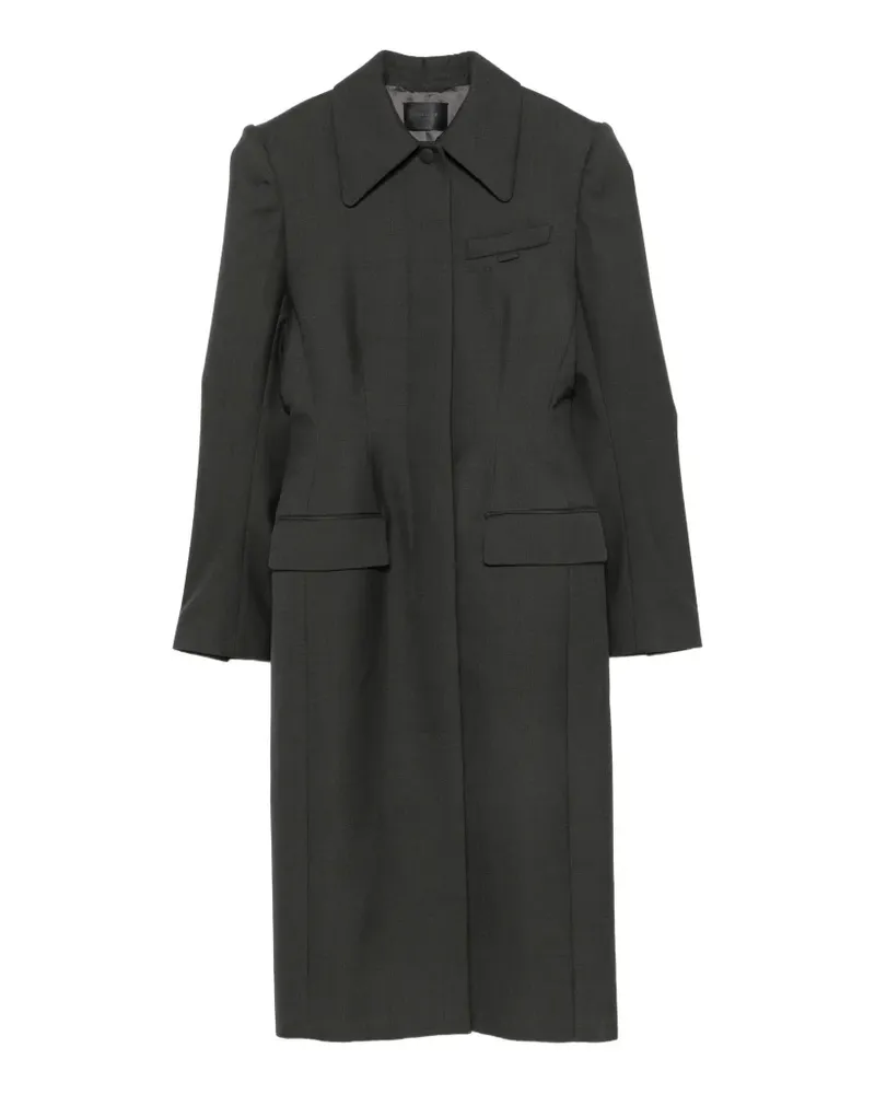 Thierry Mugler Mantel mit verdeckten Schultern - Grau Grau
