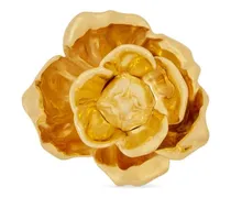 Gardenia Brosche mit poliertem Finish