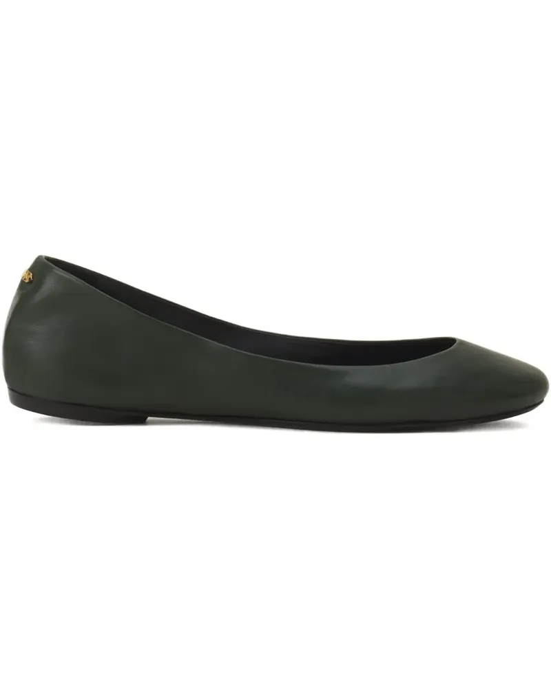 Lanvin Ballerinas aus Leder - Grün Grün