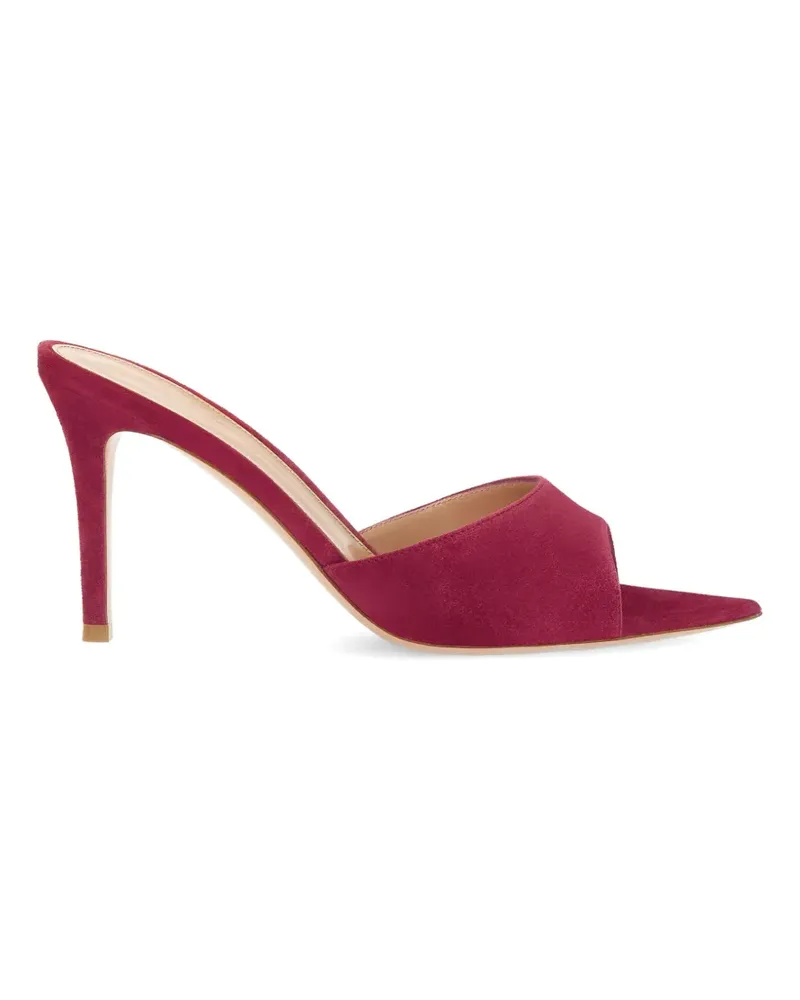 Gianvito Rossi Elle suede sandals - Rot Rot