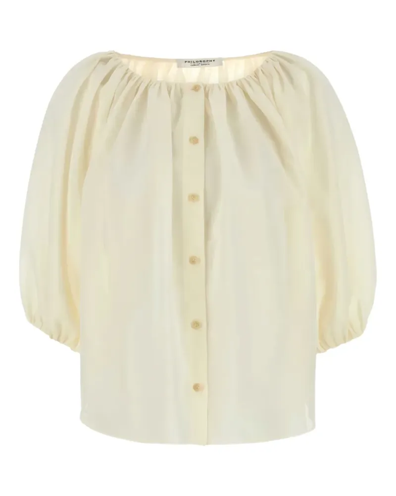 Philosophy Di Lorenzo Serafini Bluse mit U-Boot-Ausschnitt - Nude Nude