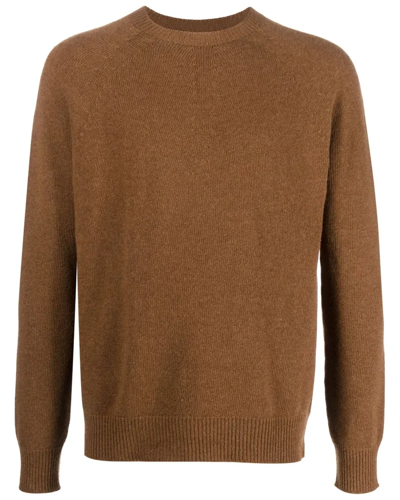Jil Sander Fein gestrickter Pullover - Braun Braun