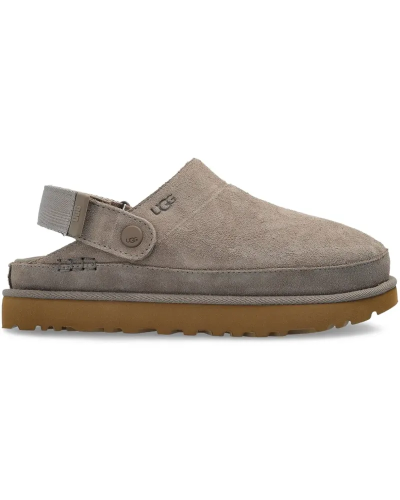 UGG Slipper aus Leder - Grau Grau