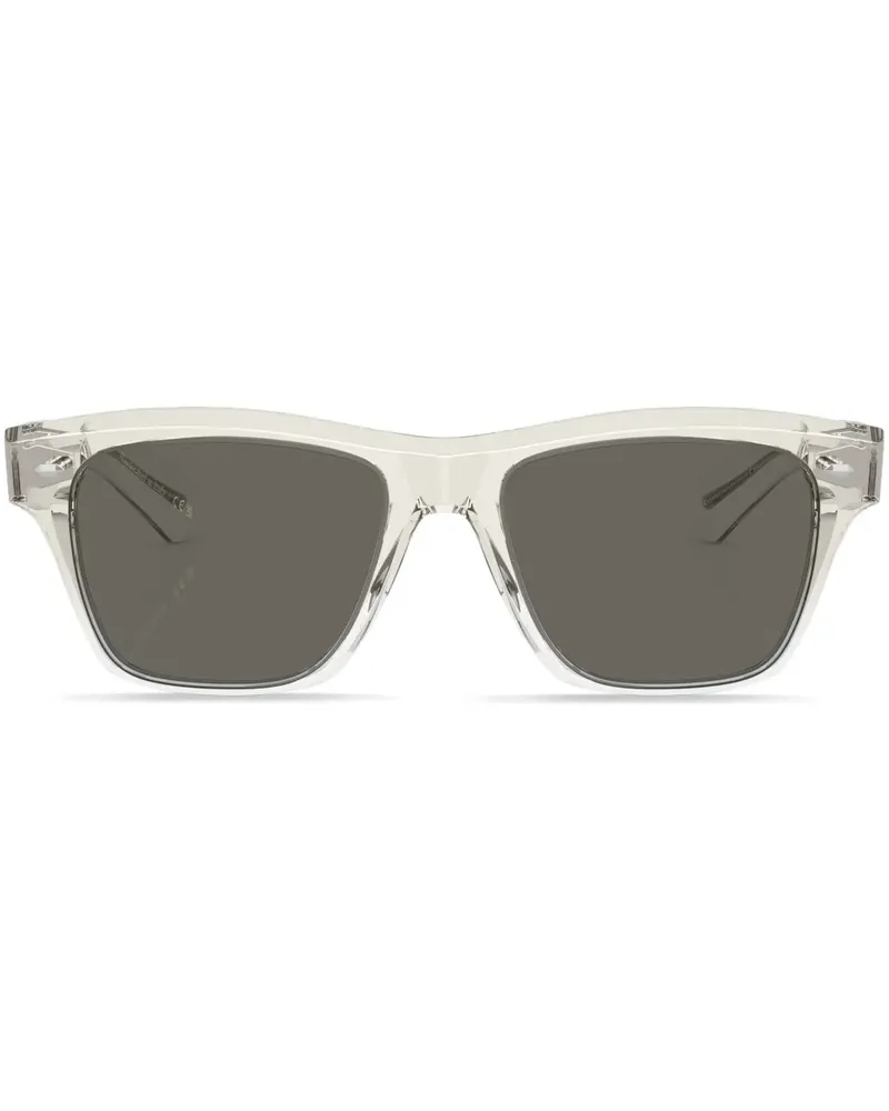 Oliver Peoples Sonnenbrille mit eckigem Gestell - Nude Nude