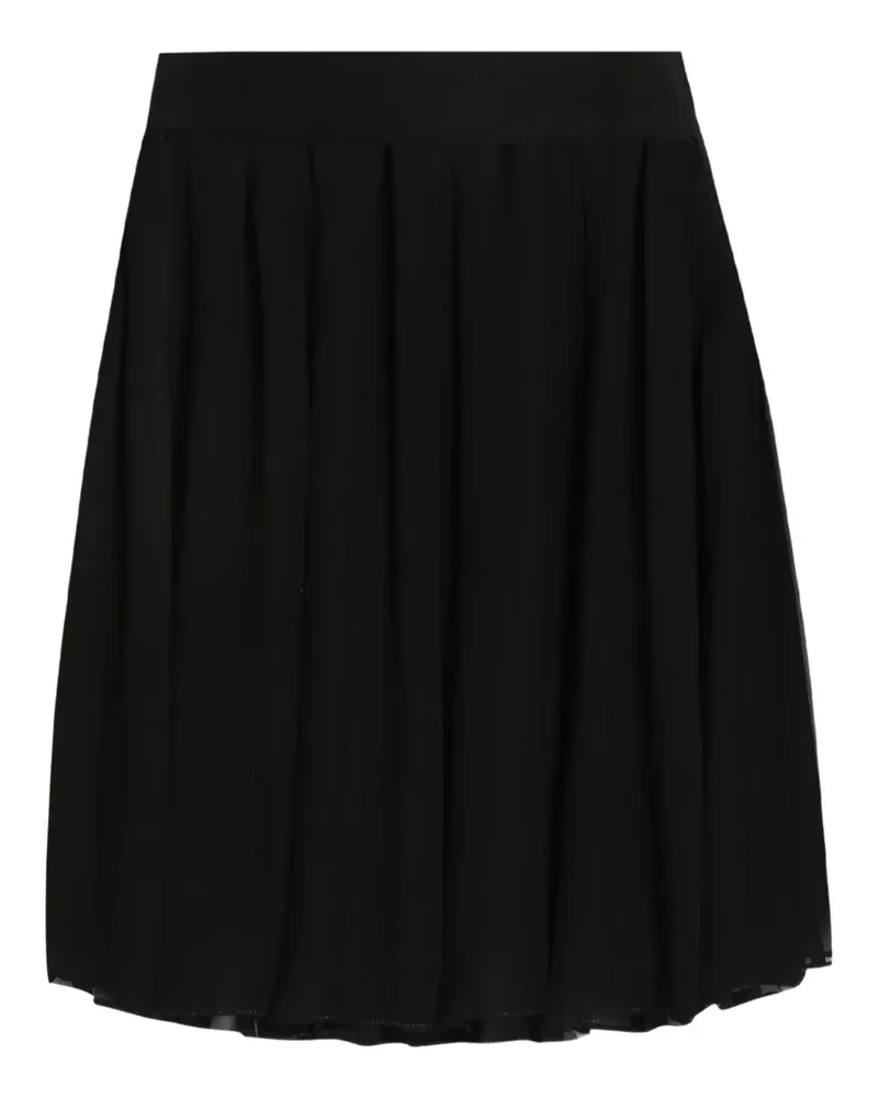 Dolce & Gabbana Minirock mit Falten - Schwarz Schwarz