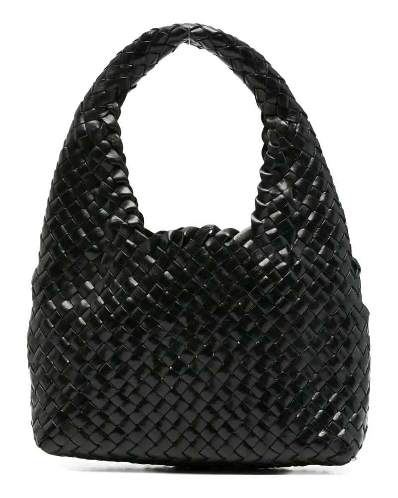 Manebí woven clutch bag - Schwarz Schwarz