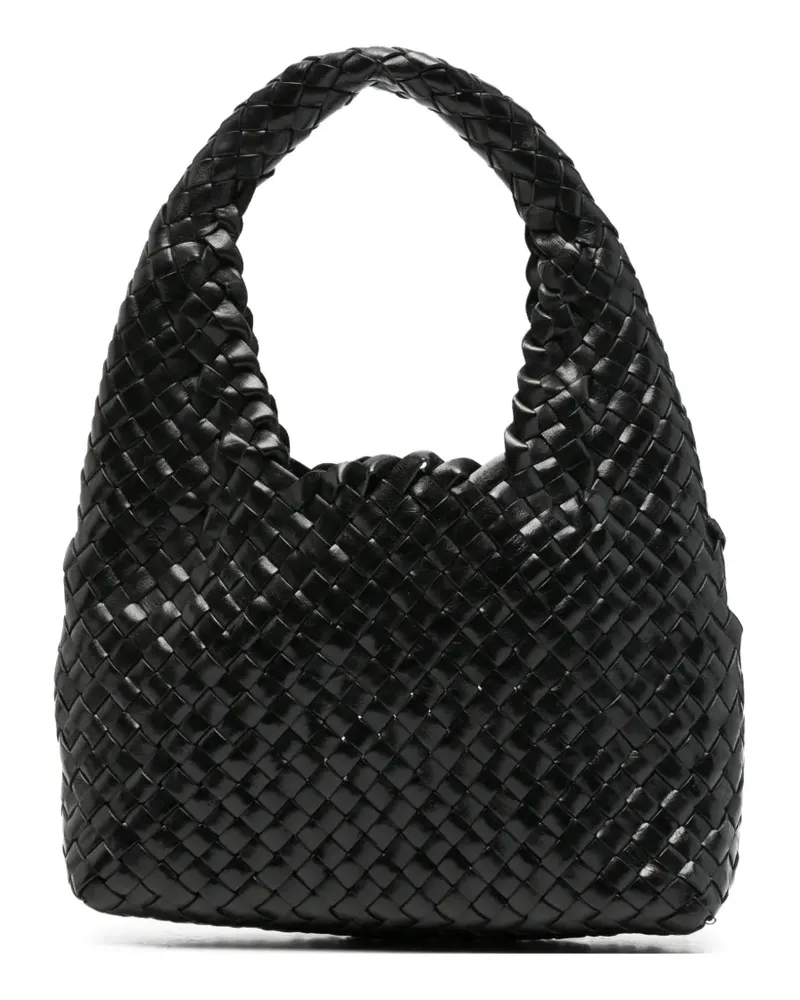 Manebí woven clutch bag - Schwarz Schwarz