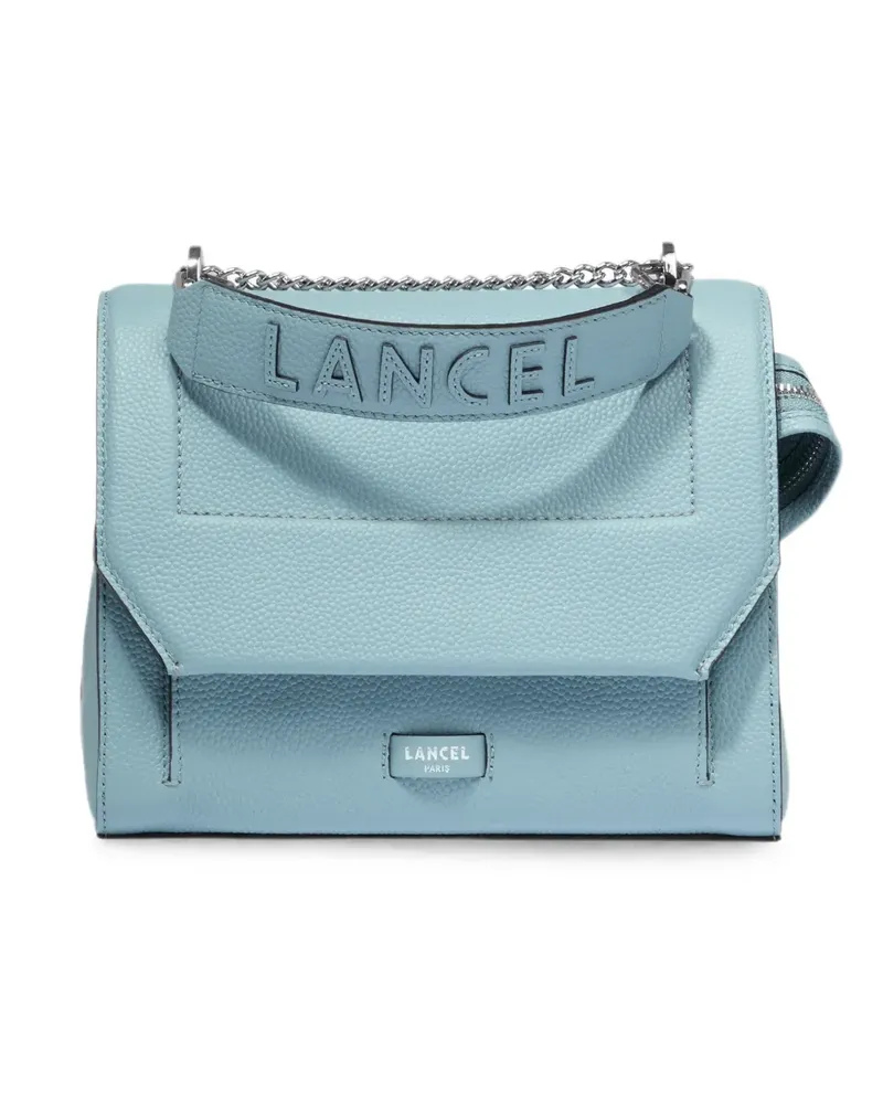 Lancel Ninon logo-embossed shoulder bag - Blau Blau