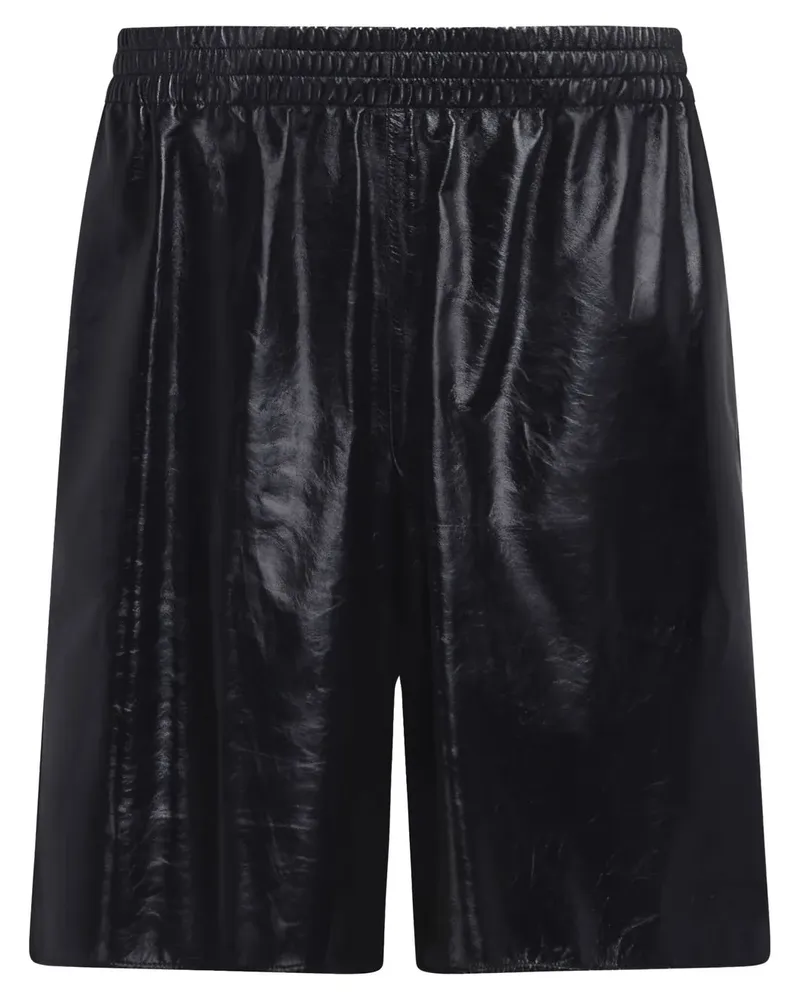 Marni Shorts aus Leder - Schwarz Schwarz