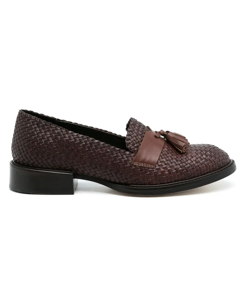 Sarah Chofakian Oxford-Schuhe mit Quasten - Braun Braun