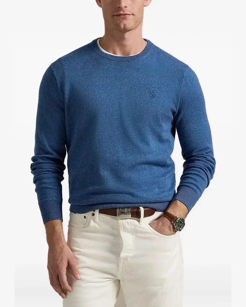 Ralph Lauren Bestickter Pullover - Blau Blau