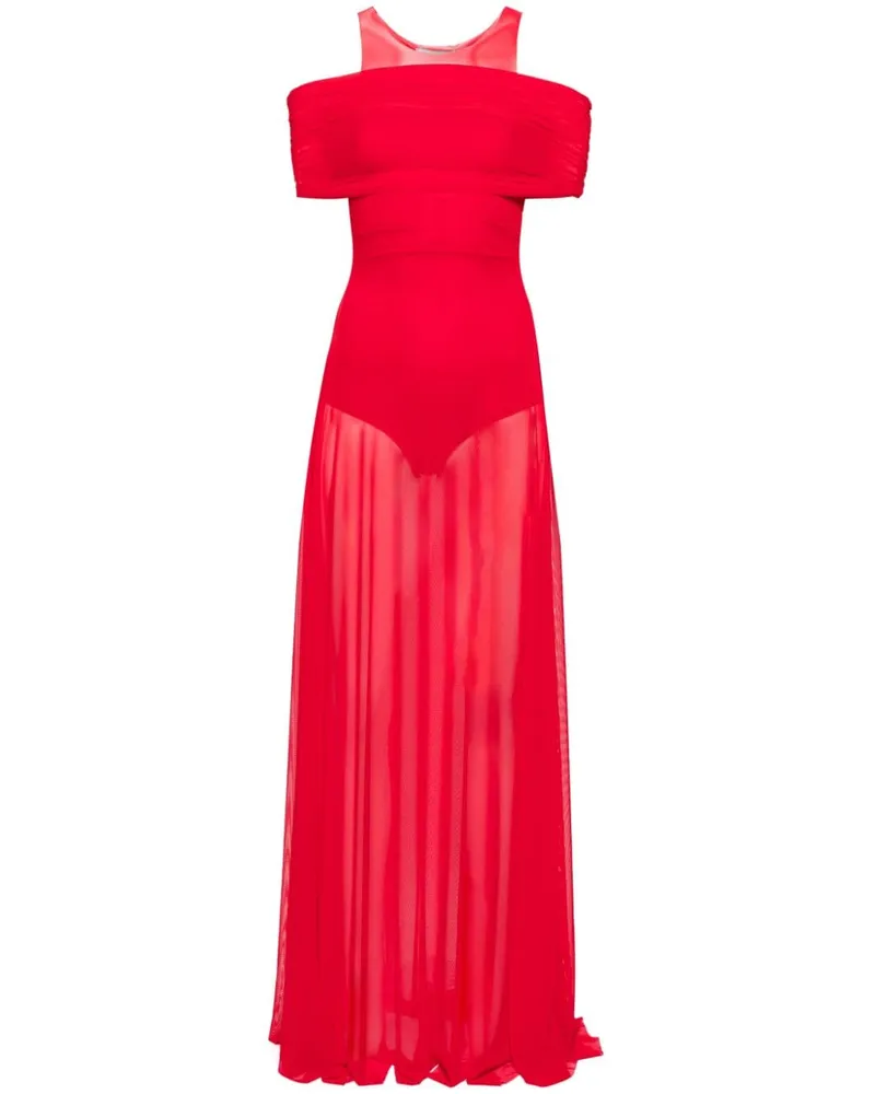 ATU Body Couture Kleid mit rundem Ausschnitt - Rot Rot