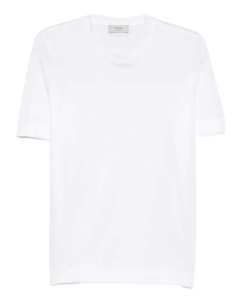 Ferrante round-neck short-neck T-shirt - Weiß Weiß