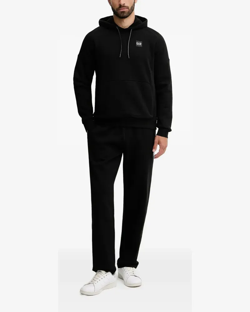 EA7 Jogginganzug mit Kapuze - Schwarz Schwarz