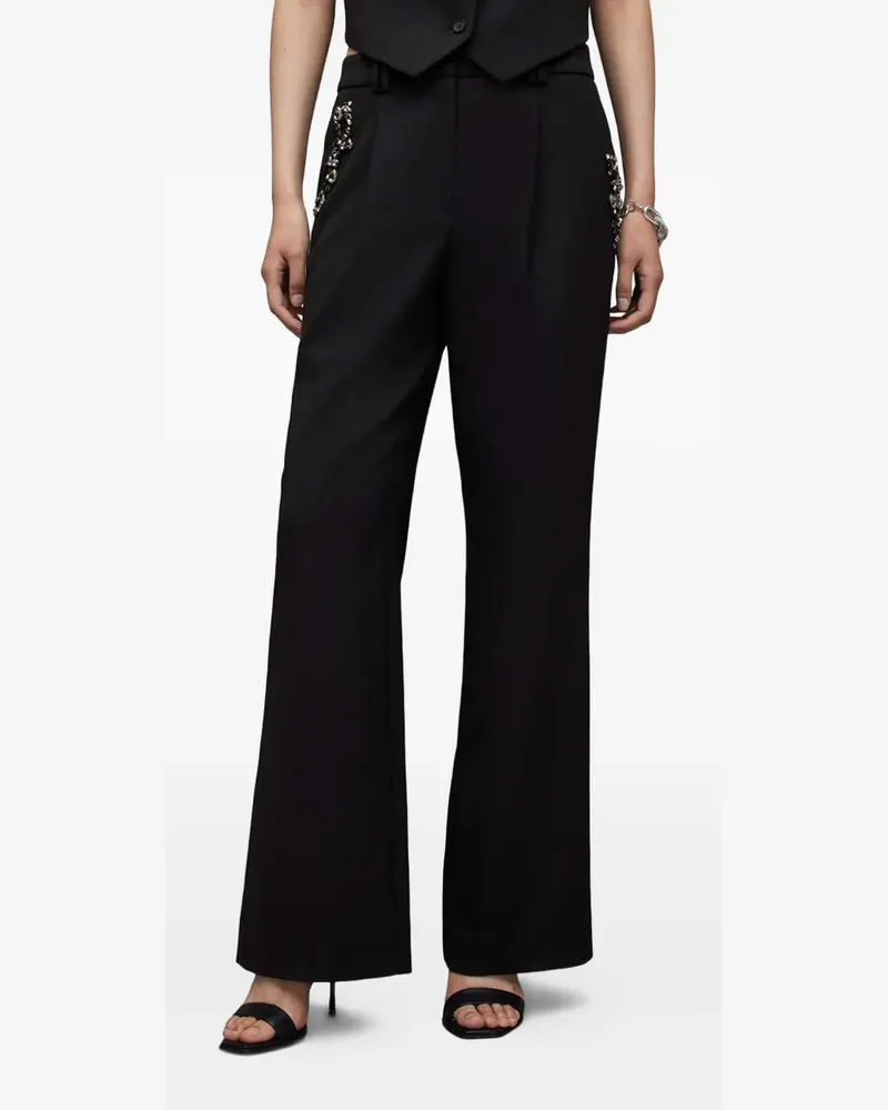 AllSaints Atlas embellished-pocket trousers - Schwarz Schwarz