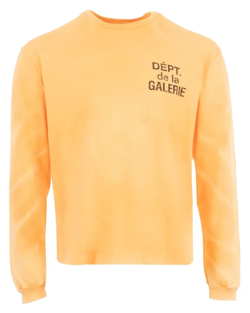 GALLERY DEPT. Langarmshirt mit französischem Logo - Gelb Gelb