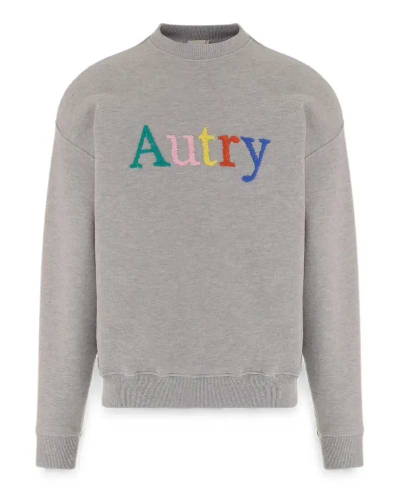 AUTRY sweatshirt with multicolor logo - Grau Grau