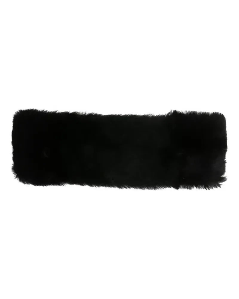 Totême Haarreif aus Shearling - Schwarz Schwarz
