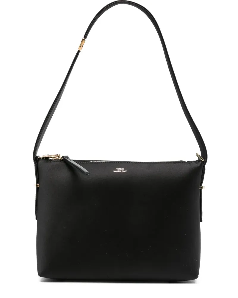 Totême Schultertasche mit Reißverschluss - Schwarz Schwarz