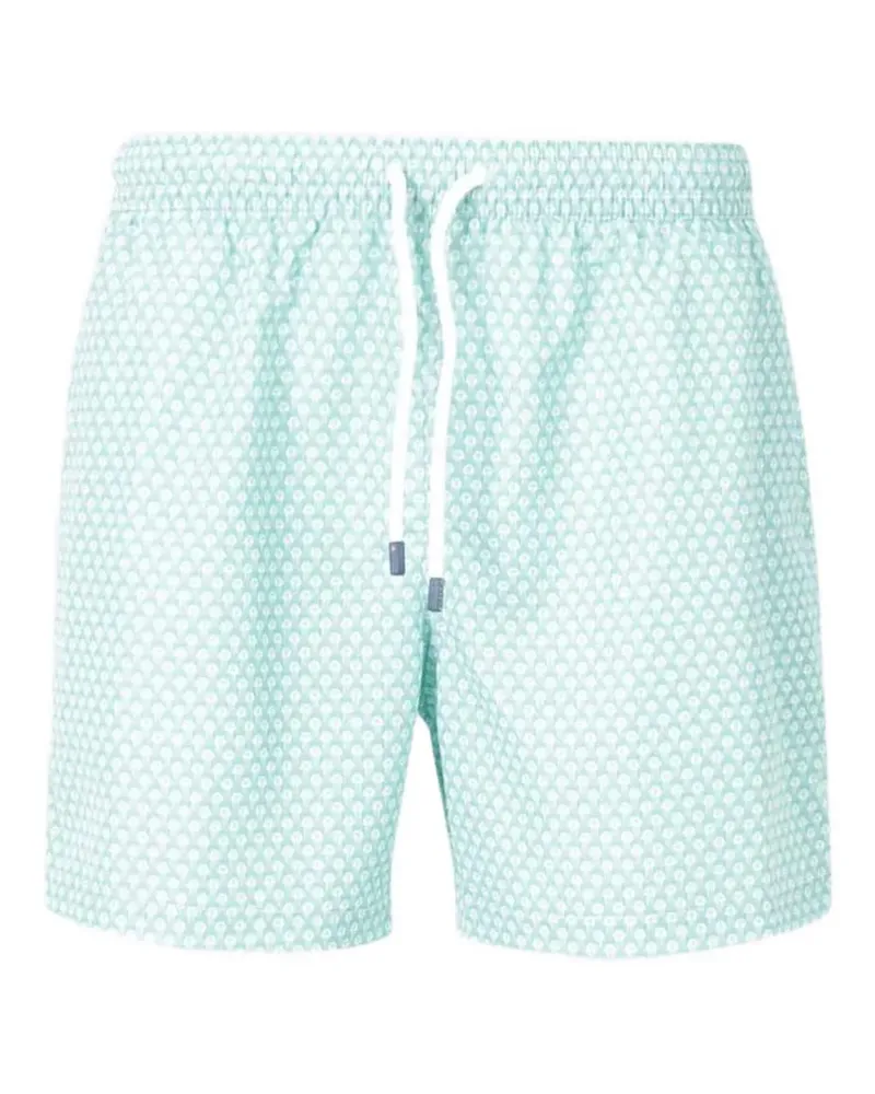 Fedeli Badeshorts mit Quallen-Print - Grün Grün