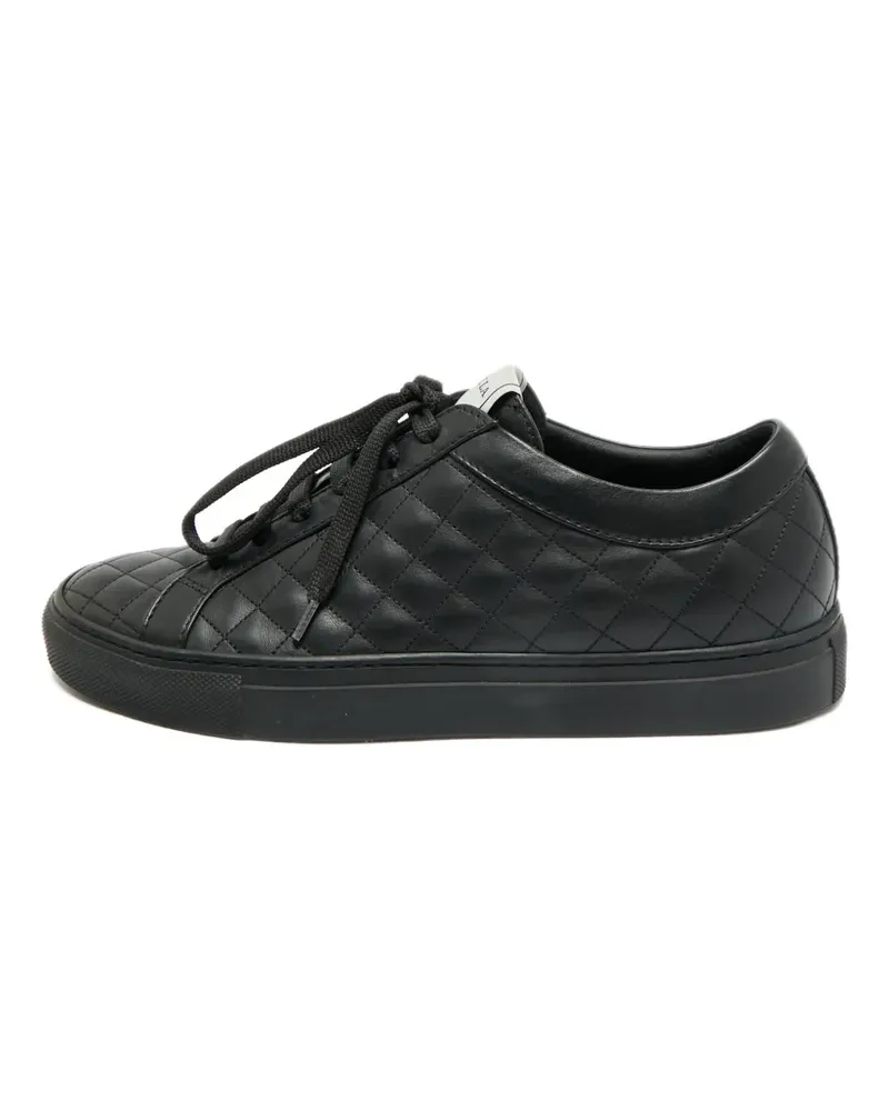 Le Silla quilted leather sneakers - Schwarz Schwarz