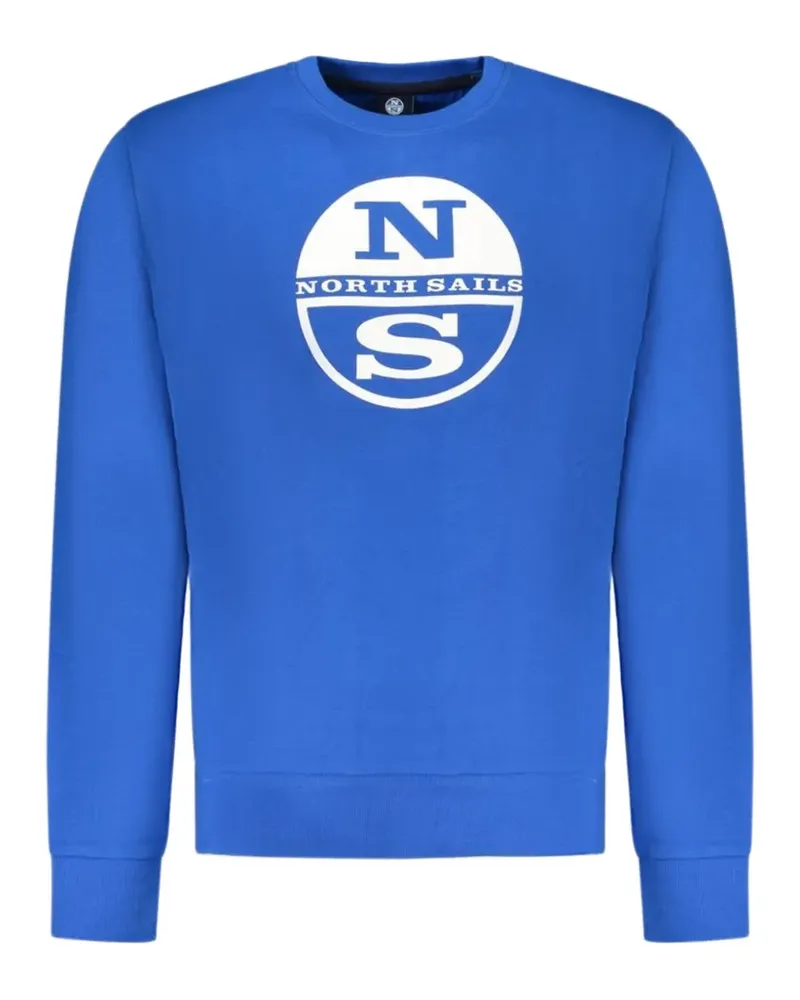 North Sails logo-print sweater - Blau Blau