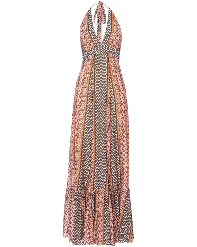 Temperley London Gia Maxikleid - Rosa Rosa