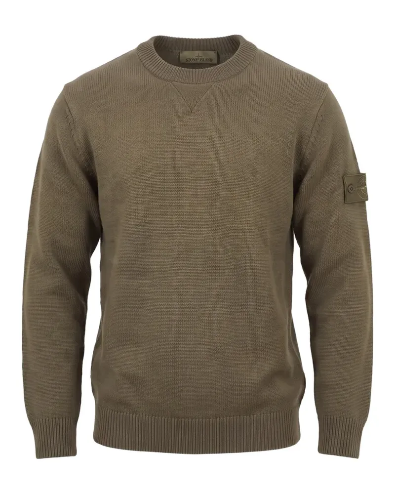 Stone Island logo-patch sweater - Braun Braun