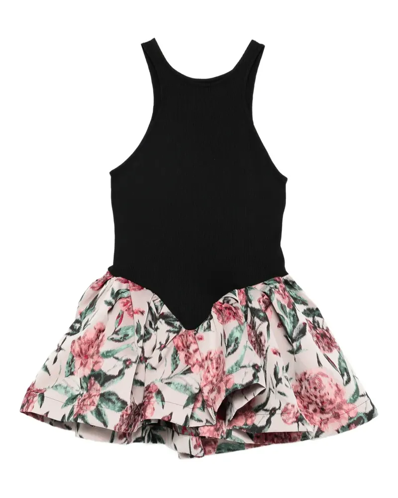 Marques ' Almeida Brokat-Bluse mit Schößchen - Schwarz Schwarz